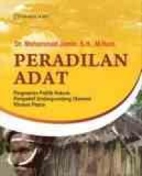 Image of Peradilan Adat : pergeseran politik perspektif undang-undang otonomi khusus papua