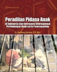 Image of Peradilan Pidana Anak : di Indonesia dan instrumen Internasional perlindungan anak serta penerapannya
