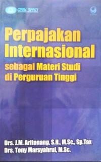 Image of Perpajakan Internasional : Sebagai materi studi di perguruan tinggi