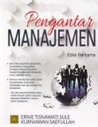 Image of Pengantar Manajemen (Edisi Pertama)