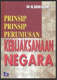 Image of Prinsip-prinsip Perumusan Kebijaksanaan Negara