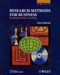 Image of Research Methods For Business = Metodologi penelitian untuk bisnis