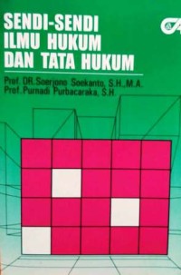 Image of Sendi-sendi Ilmu Hukum dan Tata Hukum