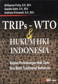 Image of TRIPs-WTO dan Hukum HKI Indonesia
