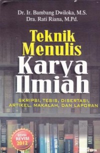 Image of Teknis menulis karya Ilmia