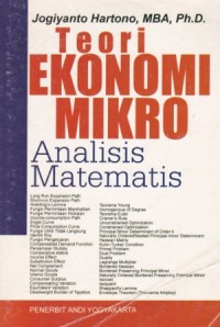 Image of Teori Ekonomi Mikro : Analisis matematis