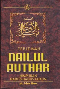 Image of Terjemah Nailul Authar 6: Himpunan hadist-hadist hukum