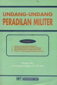 Image of Undang-Undang Peradilan Militer