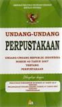 Image of Undang-Undang perpustakaan