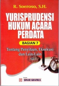 Image of Yurispudensi hukum acara perdata bag. 7