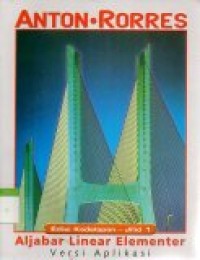 Image of Aljabar Linear Elementer Versi Aplikasi jilid. 1