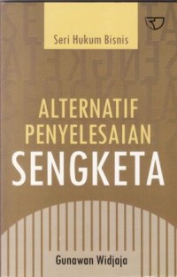 Image of SHB: ALTERNATIF PENYELESAIAN SENGKETA