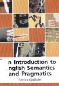 Image of An Introduction to English Semantics and Pragmatics