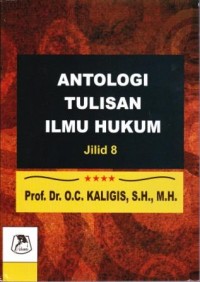 Image of Antologi Tulisan Ilmu Hukum Jilid 8