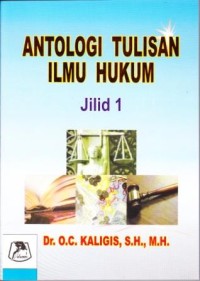 Image of Antologi Tulisan Ilmu Hukum Jilid 1