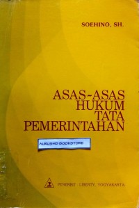 Image of Asas-Asa Hukum tata Pemerintahan.