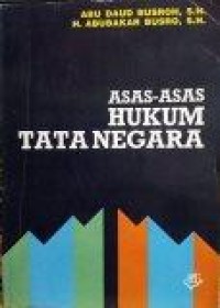 Image of Asas-Asas Hukum Tata Negara