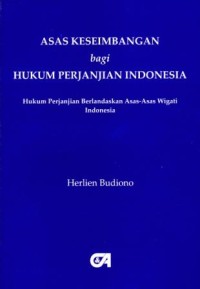 Image of Asas Keseimbangan bagi Hukum Perjanjian Indonesia