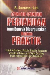 Image of Contoh Perjanjian yg Banyak Dipergunakan dalam praktik