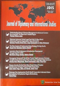 Image of JOURNAL OF DIPLOMACY AND INTERNATIONAL STUDIES