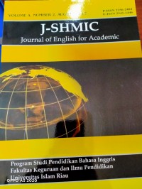 J-SHMIC : Journal Of English For Academic