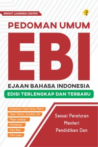 Image of Pedoman Umum EBI (Ejaan Bahasa Indonesia) Edisi Terlengkap dan Terbaru