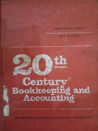 Image of 20th Century Bookkeeping and Accounting