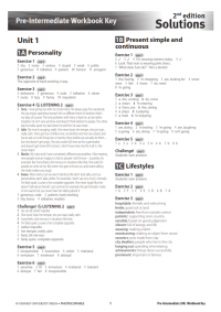 Image of 2nd edition Pre-Intermediate Workbook Key