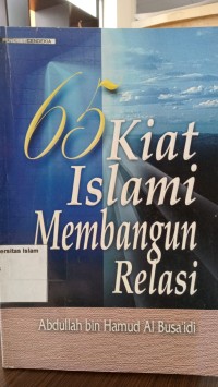 Image of 65 Kiat Islami Membangun Relasi
