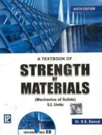 Image of A Textbook of Strength of Materials (Mechanics of Solids)