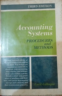 Image of Accounting Systems: Procedures and Methods