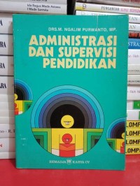 Image of Administrasi dan Supervisi Pendidikan