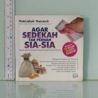 Image of Agar Sedekah Tak Pernah Sia-sia
