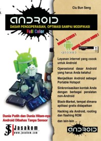 Image of Android Dasar Pengoperasian,Optimasi sampai modifikasi