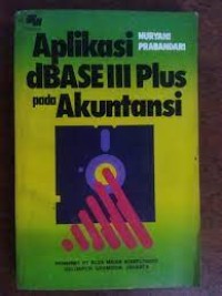 Image of Aplikasi dBase III Plus pada Akuntansi