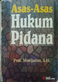 Image of Asas Asas Hukum Pidana