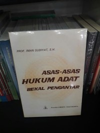 Image of Asas - Asas Hukum Adat Bekal Pengantar