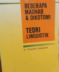 Image of Beberapa madhab dan dikotoni teori linguistik