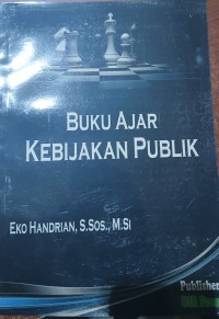 Image of Buku Ajar Kebijakan Publik