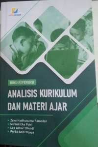 Image of Buku Referensi Analisis Kurikulum Dan Materi Ajar