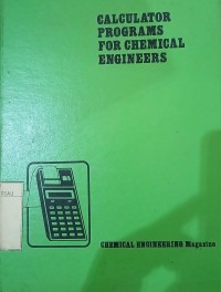 Image of Calculator Programs for Chemical Engineers