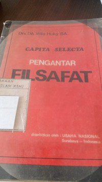 Image of Capita Selecta Pengantar Filsafat
