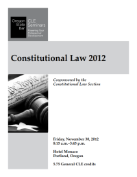 Image of Constitutional Law 2012