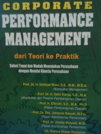 Image of Corporate Performance Management
dari teori ke praktik