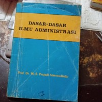 Image of Dasar-Dasar Ilmu Administrasi