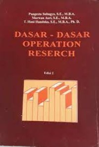 Image of Dasar-Dasar Operation Research