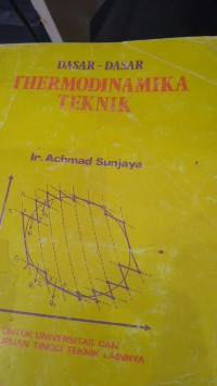 Image of Dasar-dasar termodinamika teknik