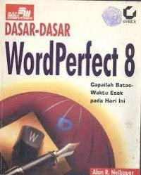 Image of Dasar-Dasar Wordperfect 8