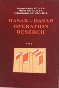 Image of Dasar Dasar Operations Reseacrh