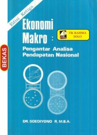 Image of Ekonomi Makro: pengantar analisis pendapatan nasional